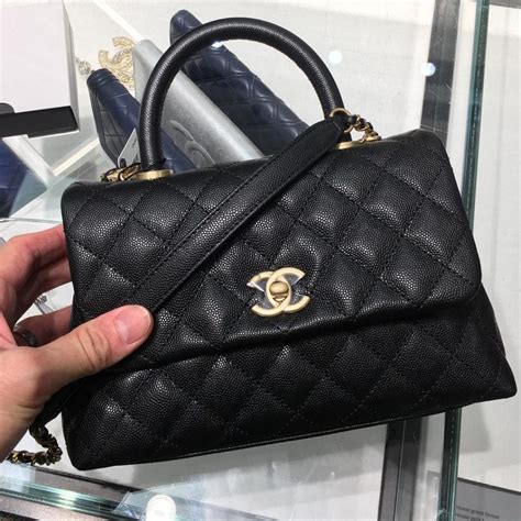 chanel coco handle缺點|chanel coco handle bag review.